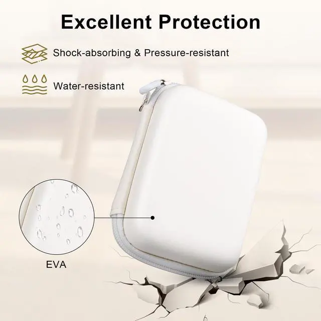 Alt view image 6 of 7 - Digital Camera Case Compatible with CAMKORY/for Lecran/for KODAK PIXPRO/for VAHOIALD/for Canon PowerShot ELPH 180/190/for Sony DSCW800, Small Camera Protective Bag Travel Cameras Storage hard Holder