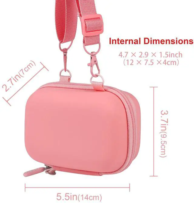 Alt view image 2 of 7 - Camera Case for CAMKORY/Lecran Digital Camera - Pink
