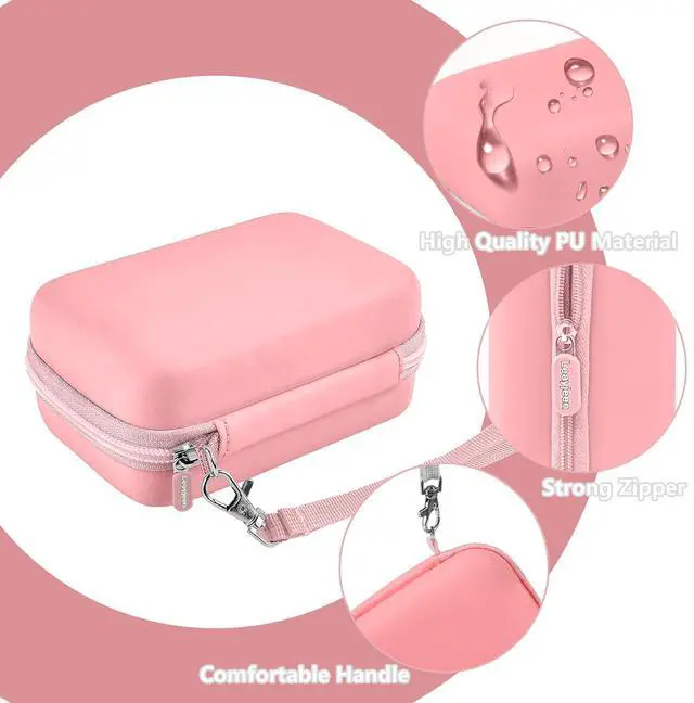 Alt view image 5 of 7 - Camera Case for CAMKORY/Lecran Digital Camera - Pink
