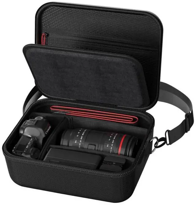 Main image of Hard Shell Digital Camera Case for Canon Rebel T7 -Black