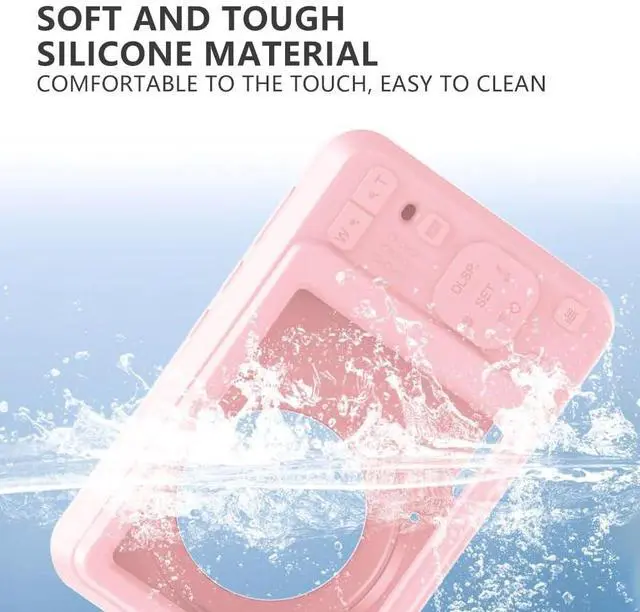 Alt view image 7 of 7 - Case for KODAK PIXPRO FZ55 Case, Soft Silicone for KODAK PIXPRO FZ55 - Anti-Scratch Slim Fit Lightweight Protective - pink