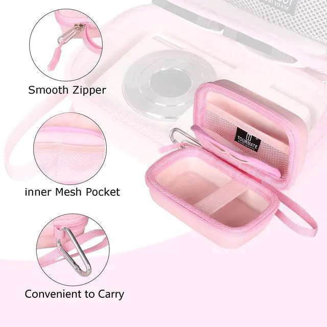 Alt view image 3 of 7 - Hard Storage Case for CAMKORY/VAHOIALD/QONGUDS/Fleafer/WONNIE/VYNCS/SMARTKLIK/Rovemre/YiFuar/Focusify/Canon PowerShot 180 190/Sony DSCW800 830 Digital Camera(Case Only)