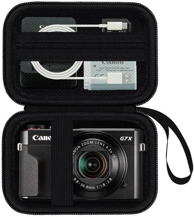 Main image of Hard Case for Canon G7X Mark III/II/ SX740 HS Digital Camera, Black