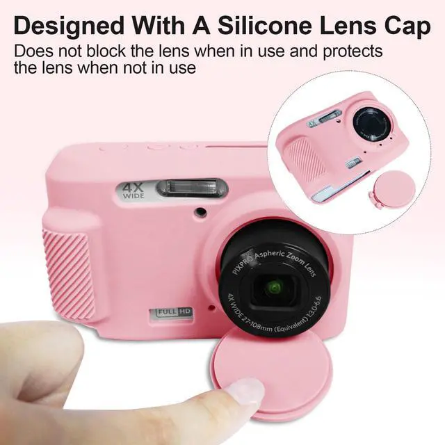Alt view image 5 of 7 - Case for Kodak PIXPRO FZ45 Digital Camera,Pink