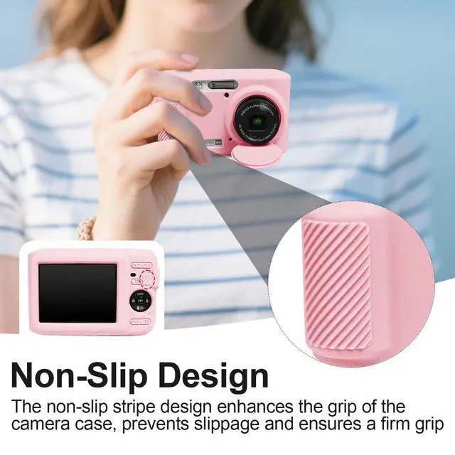 Alt view image 6 of 7 - Case for Kodak PIXPRO FZ45 Digital Camera,Pink