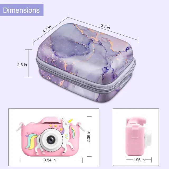Alt view image 3 of 7 - Kids Camera Case For Goopow/Seckton/Dylanto/Mgaolo Digital Toys
