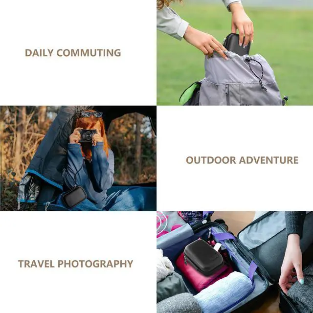 Alt view image 7 of 7 - Digital Camera Case for Canon G7X Mark II III, Case Only, Black