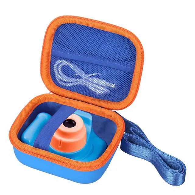 Alt view image 5 of 7 - Camera Case for Seckton Upgrade Kids Selfie Camera, Case Compatible with Seckton/KOKODI/Dylanto/Goopow/Desuccus/DITUPAN/GKTZ/masterbee Digital Video Camera Toys Camcorder Storage Holder-Deep Blue