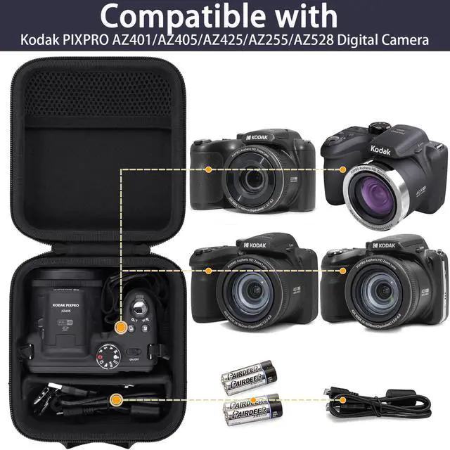 Alt view image 3 of 7 - Case for KODAK PIXPRO AZ653/AZ401/AZ405/AZ425/AZ528 Digital Camera