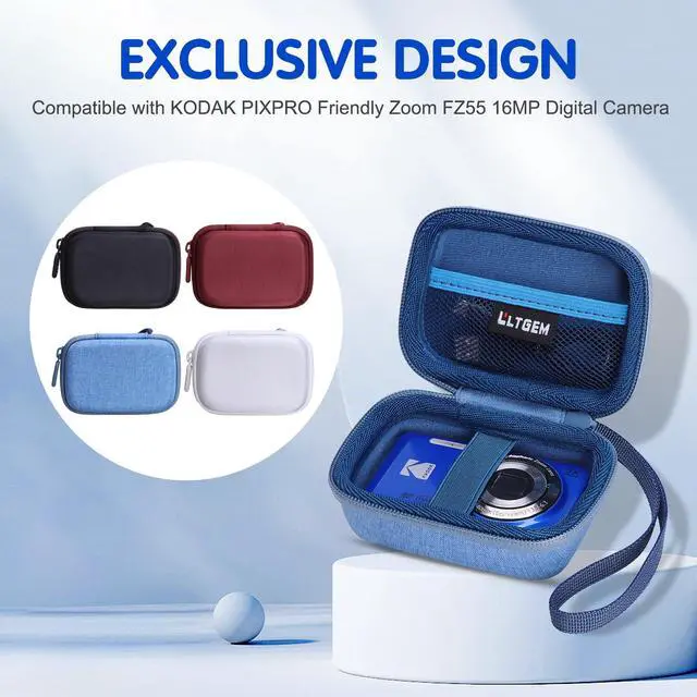 Alt view image 7 of 7 - Camera Case Compatible with Kodak PIXPRO FZ55 Digital Camera, Black