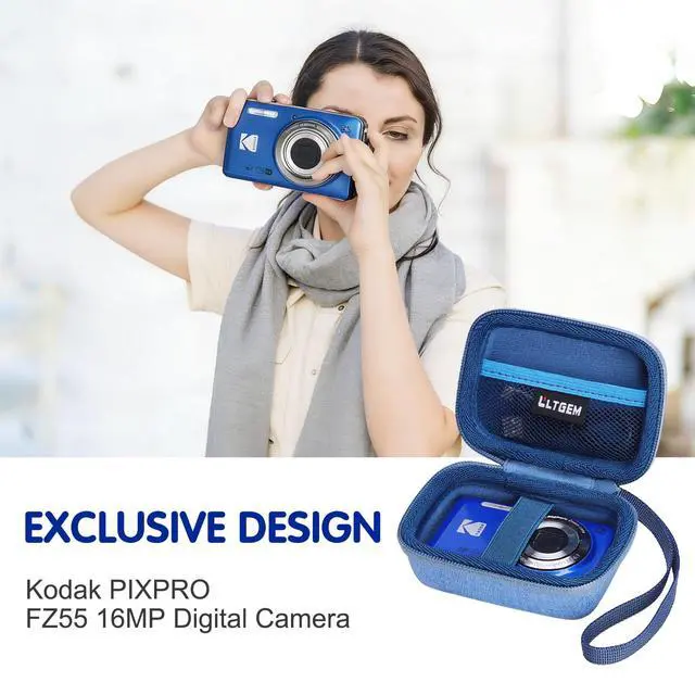 Alt view image 6 of 7 - Camera Case Compatible with Kodak PIXPRO FZ55 Digital Camera, Black