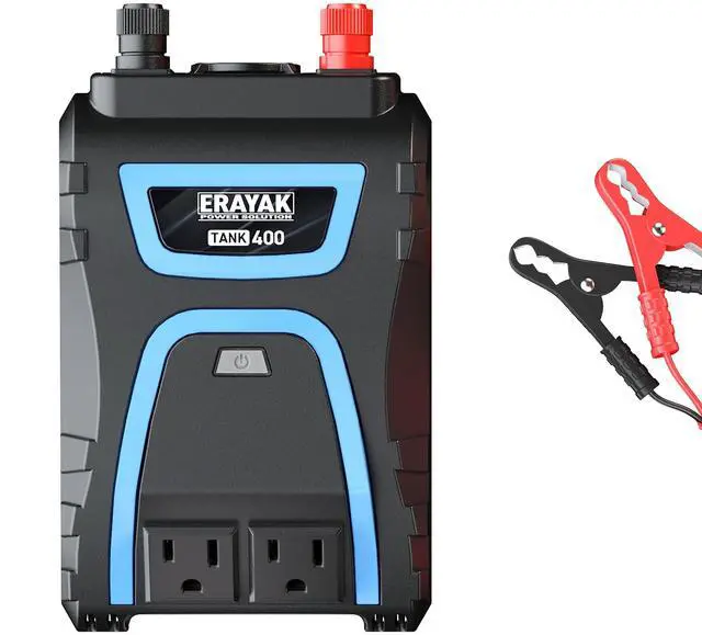 Main image of 400W Power Inverter, DC 12V to 120V AC Car Plug Adapter, Truck & Car Accessories with 18W USB-C Fast Charger, Dual 3.1A USB, 2 AC Outlets, Car Charger for Camping, Road Trips & Emergency Backup