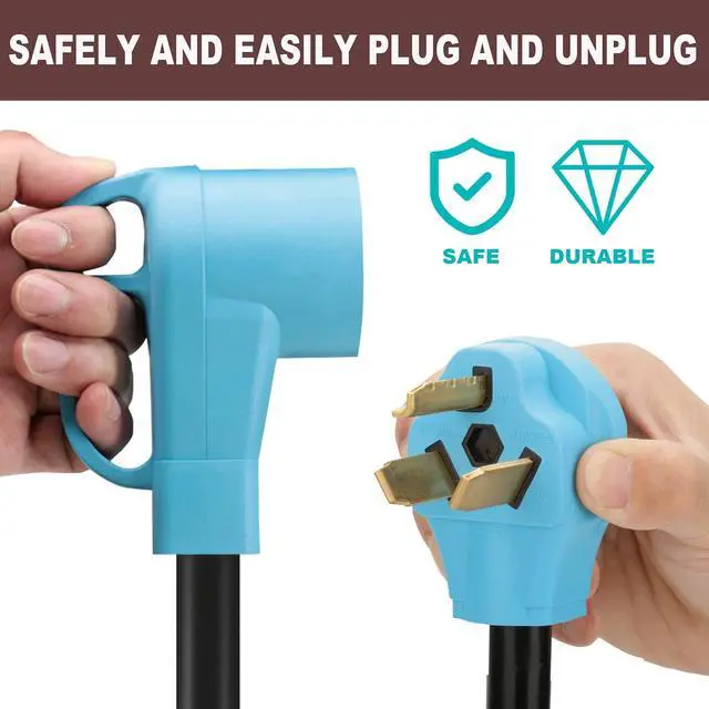 Alt view image 7 of 7 - NEMA 10-30P to 14-50R EV Charger Adapter Cord | Compatible with Tesla Model 3/S/X/Y, 30 Amp Dryer to 50 Amp EV for Level 2 Charging, ETL Listed (Not for RV or Dryer)