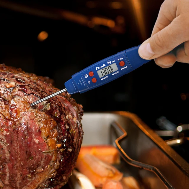 Alt view image 4 of 6 - DHP4 Easy Read Waterproof Digital Meat Thermometer with Backlit Display, Ultra Fast 4-Second Readings, Extra-Long Stainless Steel Probe, IPX7 Waterproof, NSF Certified (Rectangle Display)