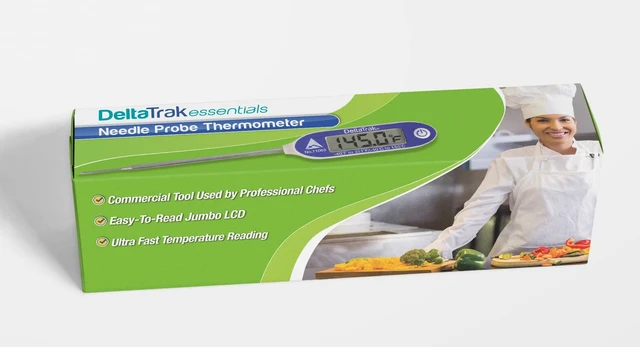 Alt view image 6 of 7 - 11063 FlashCheck Jumbo Display Auto-Cal Needle Probe Thermometer