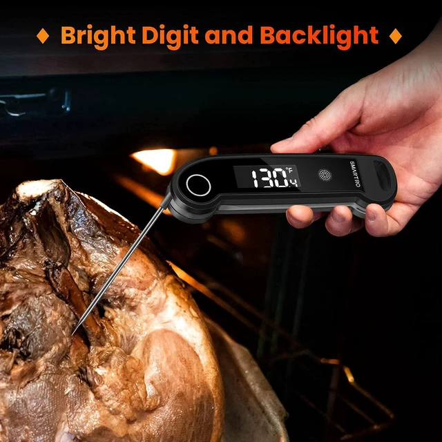 Alt view image 5 of 7 - ST49 Digital Thermocouple Instant-Read Meat Thermometer | with Ambidextrous Backlit for Food, Grilling, BBQ, Kitchen Cooking, Oil Deep Frying and Candy