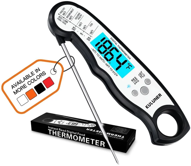 Main image of Digital Instant Read Meat Thermometer for Cooking, Food,Grill | 1-2 Sec Ultra-Fast Response, Bright Backlit Screen, Waterproof (IP67) Pre-Calibrated & Ready for Use