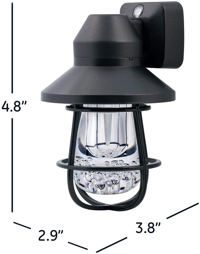 Alt view image 5 of 5 - Vintage LED Night Light, Plug-in, Dusk to Dawn Sensor, Farmhouse Decor, Mood Lighting, Home Decor, Ambient Lighting, LED Lights for Bedroom, Bathroom, Kitchen, Hallway, 62461, Black, 4 Pack