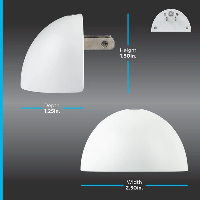 Alt view image 7 of 7 - SleepLite Plug in Night Light with Dusk to Dawn Sensor, 4 Pack | Amber, Warm White, Daylight, 1800K/3000K/5000K Light for Bedroom, Nursery, and Kids Room, UL Certified, Energy Efficient
