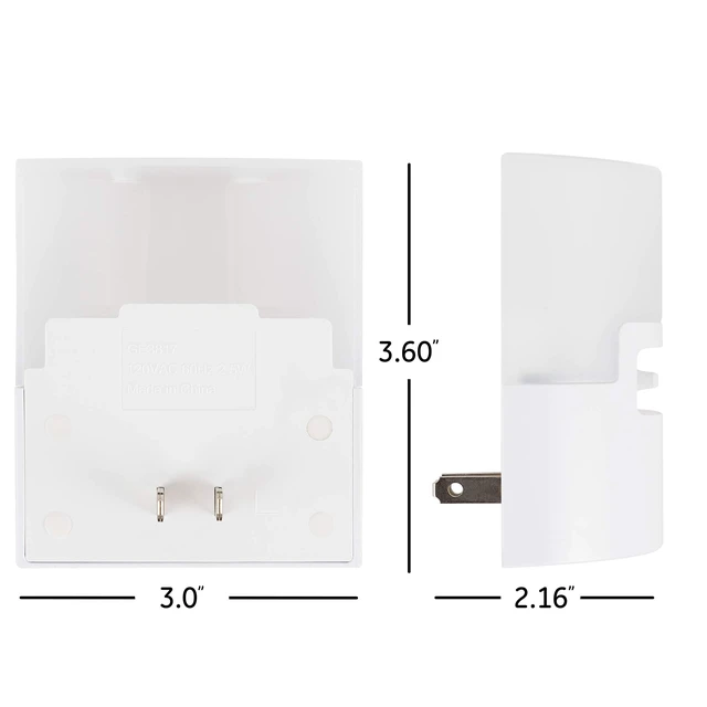 Alt view image 5 of 7 - Ultrabrite LED Night Light, Dimmable, 100 Lumens, Plug-in, Dusk to Dawn Sensor, UL-Listed, Ideal for Bedroom, Bathroom, Nursery, Kitchen, Hallway, 45125, 1 Pack, White