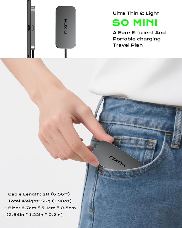 Alt view image 7 of 7 - Magnetic Wireless Charger for iPad Pro 12.9 (3rd/4th/5th/6th) & iPad Air 13 (M2/M3) ONLY, 18W Fast Charging Smart Connector Charger, Wireless Charging Pad with 6.56ft USB-C Cable (Adapter Not)