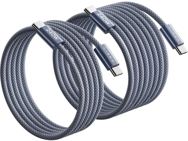 Main image of for Apple iPad Charger Fast Charging 240W USB C Cable for iPad Pro 13/12.9/11 inch, A16/10th Generation, iPad Air 11/13 inch/5th/4th, iPad mini 6th/7th, 6.6ft+10ft/2 Pack/Midnight