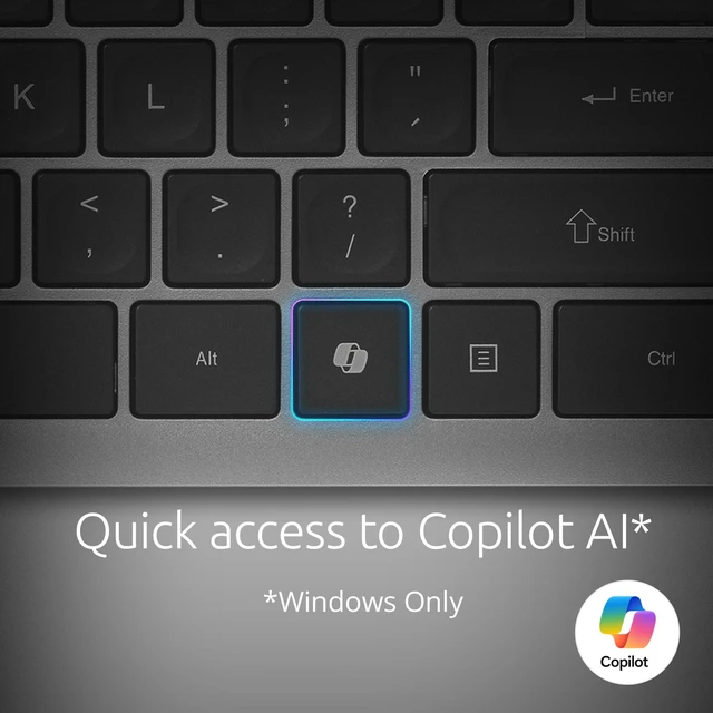 Alt view image 7 of 7 - KB435 Wireless Compact Keyboard, Bluetooth & 2.4GHz Connection, Quiet Scissor-Switch Keys, Programmable, Copilot Hotkey, Compatible with Windows, Black (K75409NA)