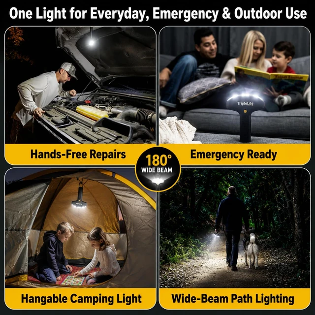 Alt view image 5 of 7 - TL300 Patented 180° Wide Beam Flashlight (300 Lumens)