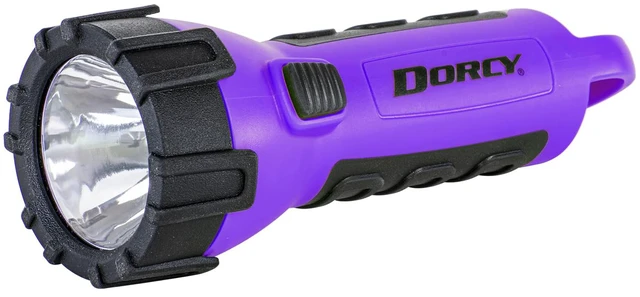 Main image of 55 Lumen Floating Water Resistant LED Flashlight with Carabineer Clip, Purple (41-2508)