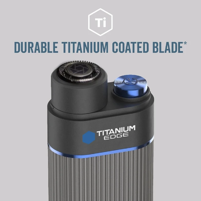 Alt view image 7 of 7 - Titanium Edge Ear & Nose Trimmer | Titanium-coated ear & nose trimmer with dual blades, built-in light, and water-resistant travel-friendly design