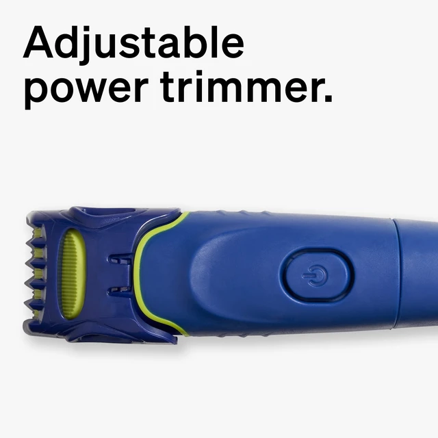 Alt view image 2 of 7 - Hydro Groomer, 1 Mens Razor Handle with Beard Trimmer & 1 Refill | 4-in-1 grooming tool, 5-blade razors for men, Beard and body hair trimmer, Flip-back precision edger, 7 hydrating gel pools