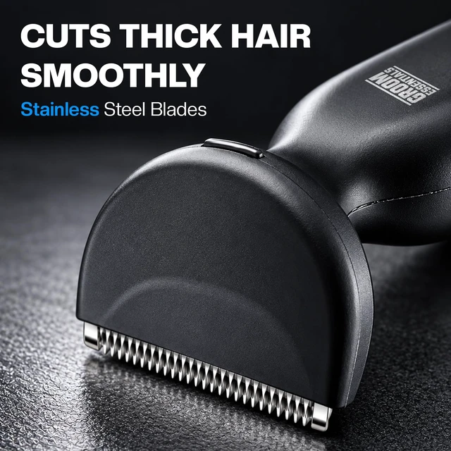 Alt view image 4 of 7 - Back Shaver Electric Razor for Men, Extendable Handle, Battery Operated | Manscape Trimmer With Adjustable Handle Reaches Shoulders & Hard-To-Reach Spots, Durable Blades Glide Through Coarse Hair