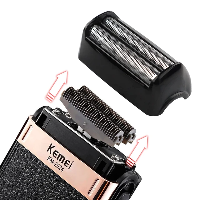 Alt view image 2 of 7 - Double Foil Shavers for Men Electric Razor Beard Trimmer | Cordless Precision Beard Trimmer Twin Blade USB Rechargeable Grooming Razors,Shaving & Hair Removal Products, KM-2024