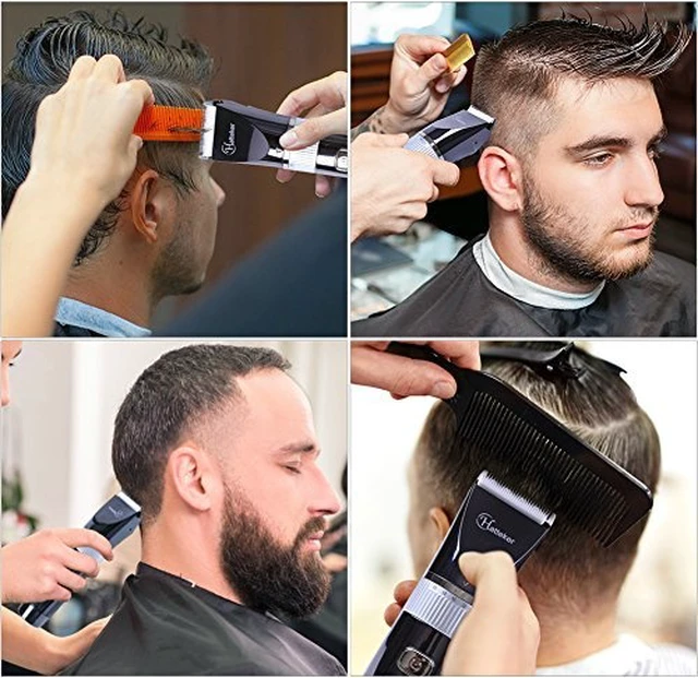Alt view image 6 of 6 - Cordless Hair Trimmer Pro Hair Clippers Beard Trimmer for Men Haircut Kit Cordless USB Rechargeable Waterproof