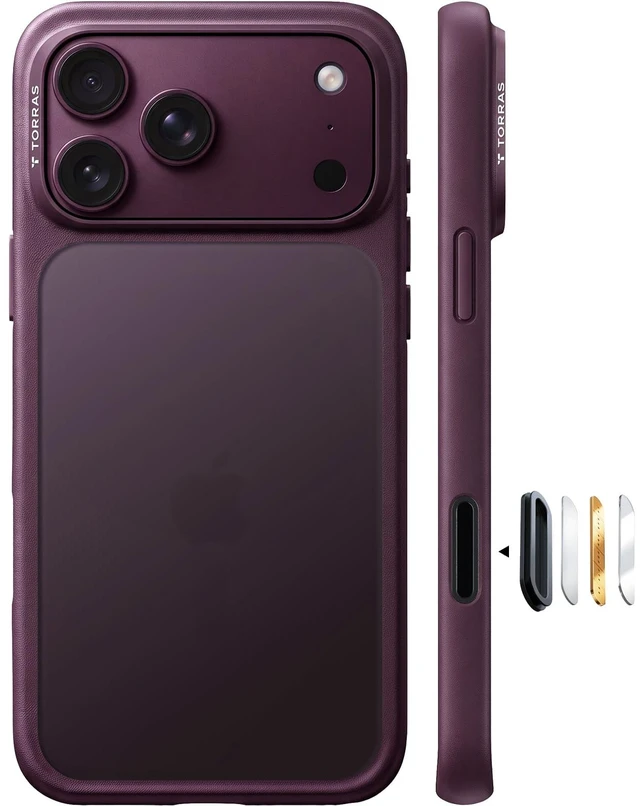 Main image of Shockproof for iPhone 18 Pro Case Burgundy Purple, 2026 Upgraded | Translucent Back, 4X Mil-Grade Protection, Slim Case for 18 Pro Case Thin, 6.3", Camera Button, DIY Buttons, Secure Grip