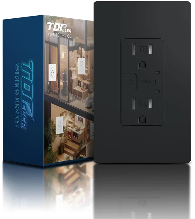 Main image of Smart WiFi Outlet with Individual Control, Compatible with Alexa&Google
