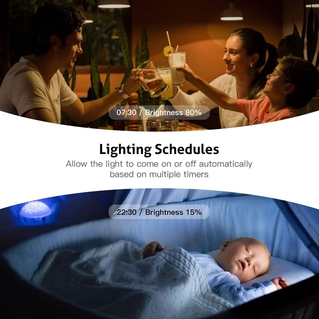 Alt view image 4 of 7 - Smart Dimmer Switch, Neutral Wire Needed, 2.4Ghz Wi-Fi Light Switch, Works with Alexa and Google Assistant, Schedule, Remote Control, FCC Listed, Single Pole (1 Pack)