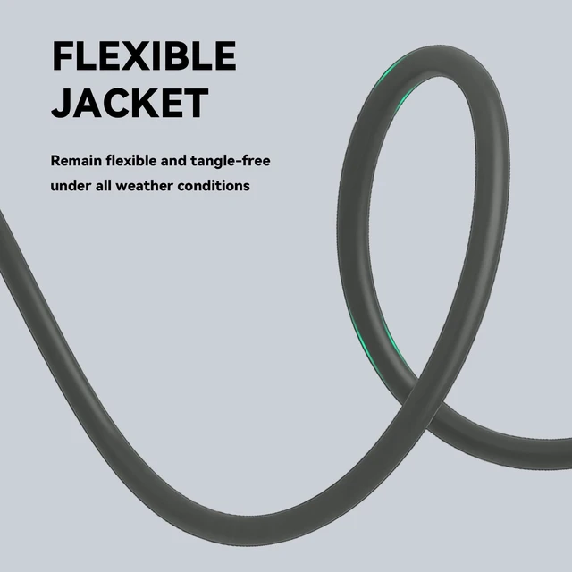 Alt view image 4 of 7 - 16 Gauge Outdoor Extension Cord 50 FT Waterproof, | 16/3 Heavy Duty 3 Prong Extension Cord, 13A 1625W SJTW, ETL Listed, Great for Garden and Home