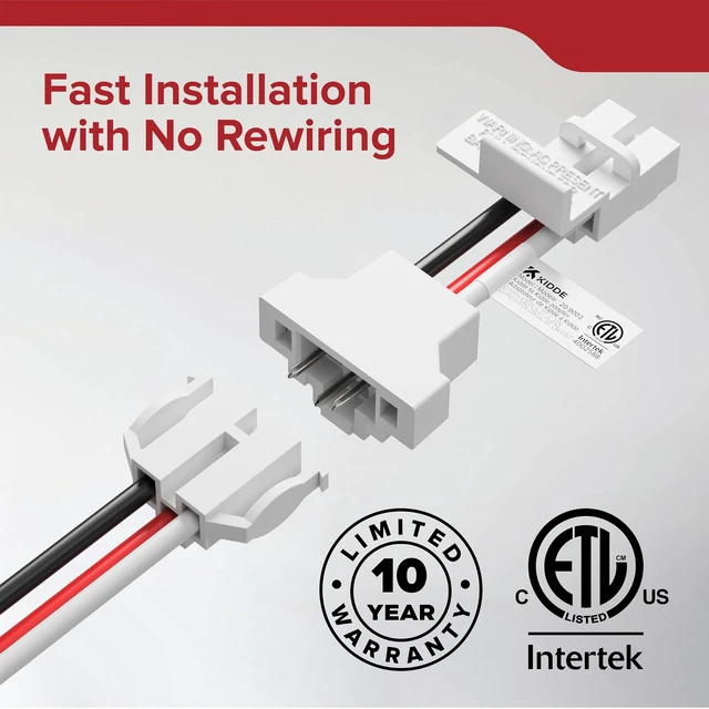 Alt view image 3 of 7 - Wiring Adapter for Hardwired Smoke & Combination Detectors, 20-9003 | Wiring Adapter for Hardwired Smoke and Combination Detectors, Easy Installation, No Rewiring, For Homes and Apartments