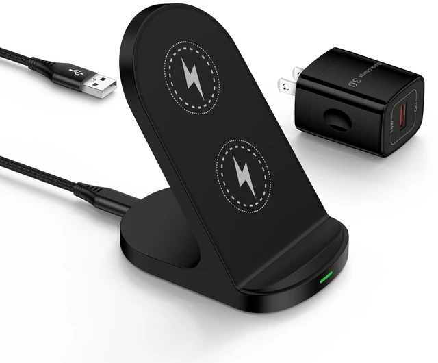 Main image of Google Pixel 11 10a 10 9 8 Pro XL Phone Wireless Charger Stand Station | Wireless Charger for Google Pixel 10, 10 Pro, 10 Pro Fold, 9, 9 Pro, 9 Pro XL, 8, 8 Pro, 7, 7 Pro, 6, Fast Charging Dock Pad