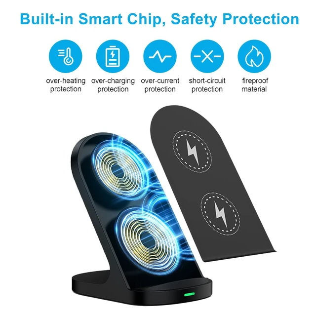 Alt view image 7 of 7 - Google Pixel 11 10a 10 9 8 Pro XL Phone Wireless Charger Stand Station | Wireless Charger for Google Pixel 10, 10 Pro, 10 Pro Fold, 9, 9 Pro, 9 Pro XL, 8, 8 Pro, 7, 7 Pro, 6, Fast Charging Dock Pad