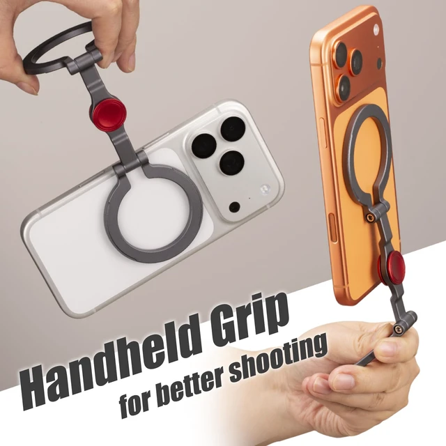Alt view image 5 of 7 - Magnetic Phone Stand & Fidget Spinner Combo for iPhone & Magsafe Cases | Dual Magnetic Ring with Fidget Spinner Design, Phone Grip that Attaches to All Metal Surfaces