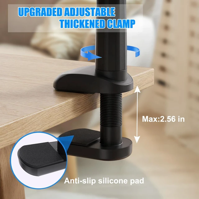 Alt view image 4 of 7 - Magnetic Gooseneck Phone Holder for Bed, for MagSafe Phone Holder Mount Stand Flexible Goosebeck Arm with Clamp Clip Mount for Desk Bedside for iPhone 18 17/16/15/14/13/12 and Others
