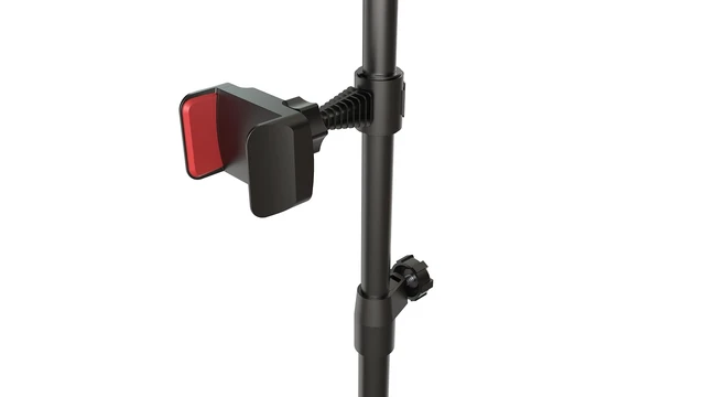 Alt view image 4 of 7 - TB-F01 Gooseneck Floor Tripod Stand with Wheel for iPhone, iPad, iPad Pro and Other Tablets Size 9" to 15" with 360° Rotating