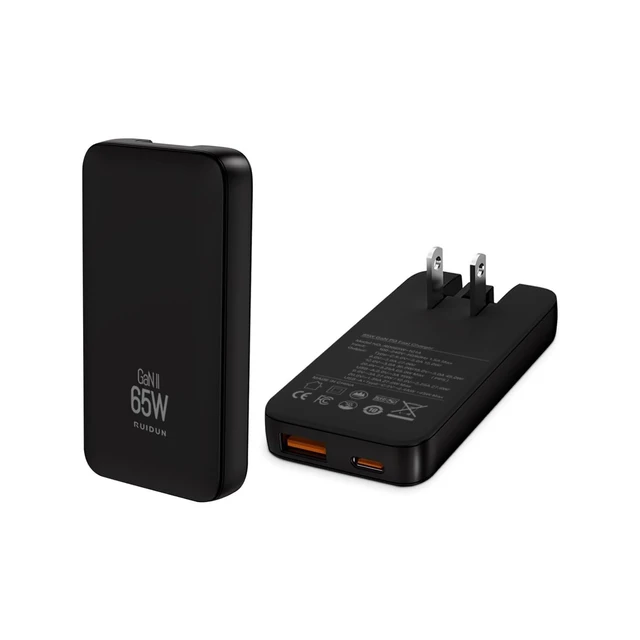Main image of 65W GaN USB C Ultra Slim Charger Block, 2-Port Compact Foldable Fast Charger Power Adapter for iPhone 17/16/15 Series, Galaxy S25/S24, Pixel 10/9, MacBook Pro/Air, iPad Pro 2026 New