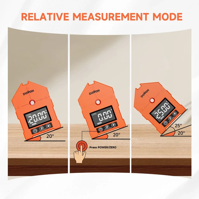 Alt view image 3 of 7 - 3-in-1 Digital Angle Finder with Laser, Digital Angle Gauge, WG-3L | 3 Green Beams, Magnetic, Rechargeable Inclinometer, Digital Level with Laser, For Woodwork, Hanging Picture, Saw, Carpentry