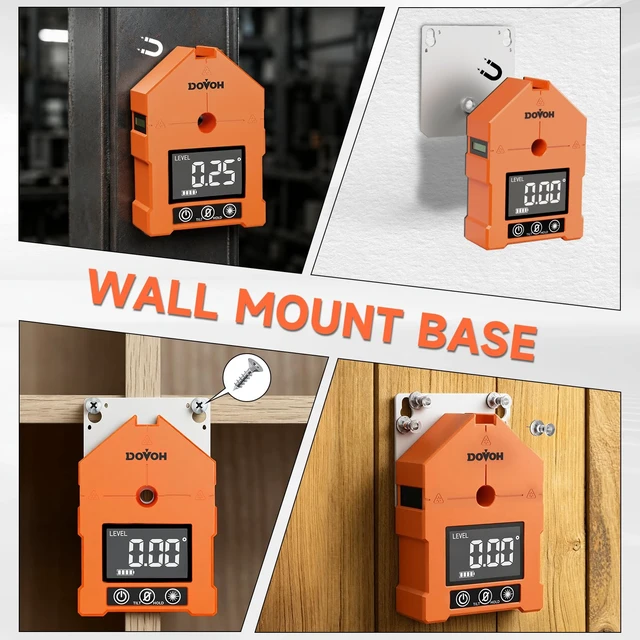 Alt view image 6 of 7 - 3-in-1 Digital Angle Finder with Laser, Digital Angle Gauge, WG-3L | 3 Green Beams, Magnetic, Rechargeable Inclinometer, Digital Level with Laser, For Woodwork, Hanging Picture, Saw, Carpentry