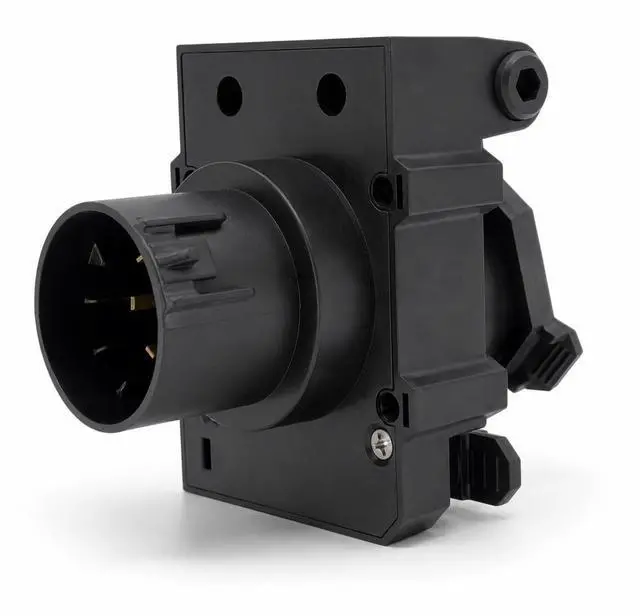 Alt view image 4 of 7 - Bluarc Electronics - Multi-Tow 7 Blade and 4 Flat Heavy-Duty Trailer Connector / Towing Receiver (Replaces Hopkins 40950) 7 Way Round with 4 Flat Connector for Trailers and RVs