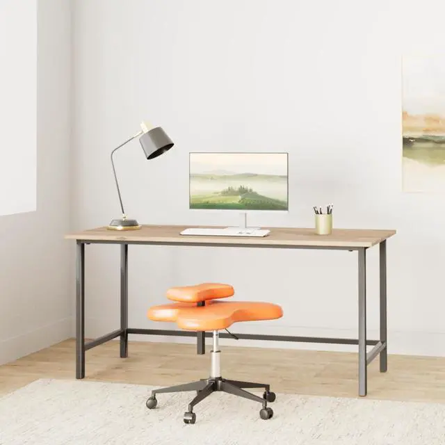 Alt view image 2 of 7 - Meditation Chair,Cross Legged Kneeling Chair for Ergonomic Posture Corrective Seat (Orange) (211)