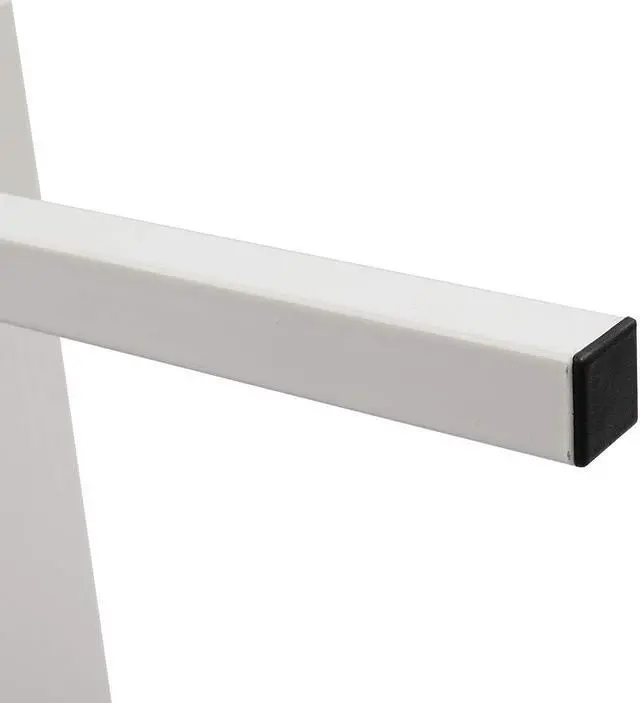 Alt view image 6 of 7 - 5-Tier White Tall Narrow Bookshelf Ladder, 5 Wooden Ladder Bookshelf Boards, Book Shelf, Stand Shelf, Wall Shelf, 23.6" L X 11.8" W X 70.9" H